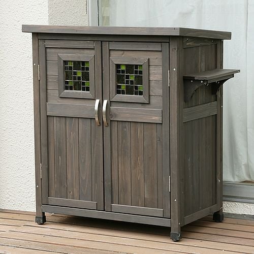 三角屋根モダン収納庫 シングルドア スリムタイプ_kroofs-1600