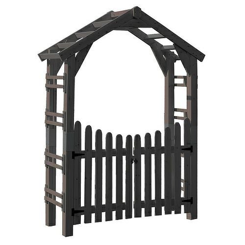 エントランスに最適！ バルコニーアーチ＆ゲート （門扉のついた