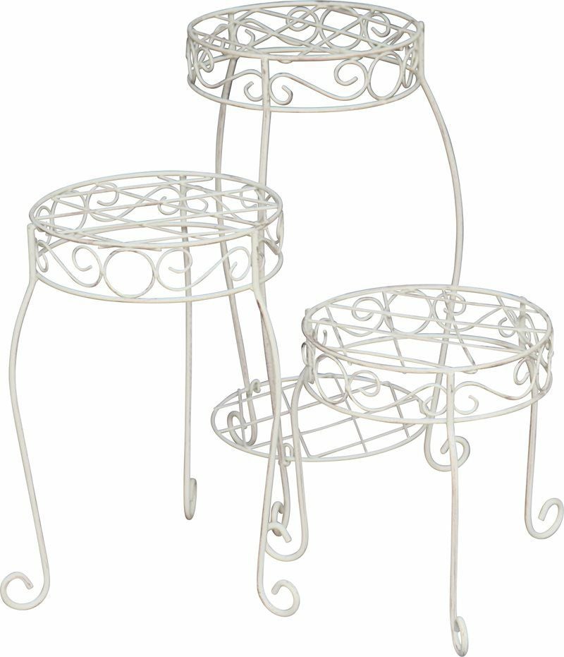 花台（フラワースタンド）アイアン シリンダー型 - 円筒風 3サイズ