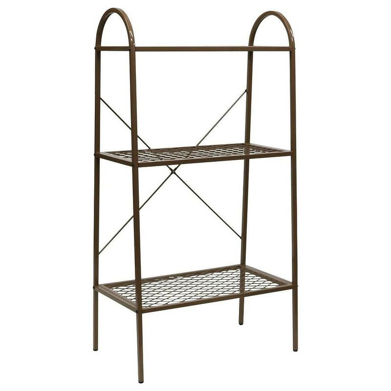 アイアン ガーデンラック（プランタースタンド）程よい高さの 3段